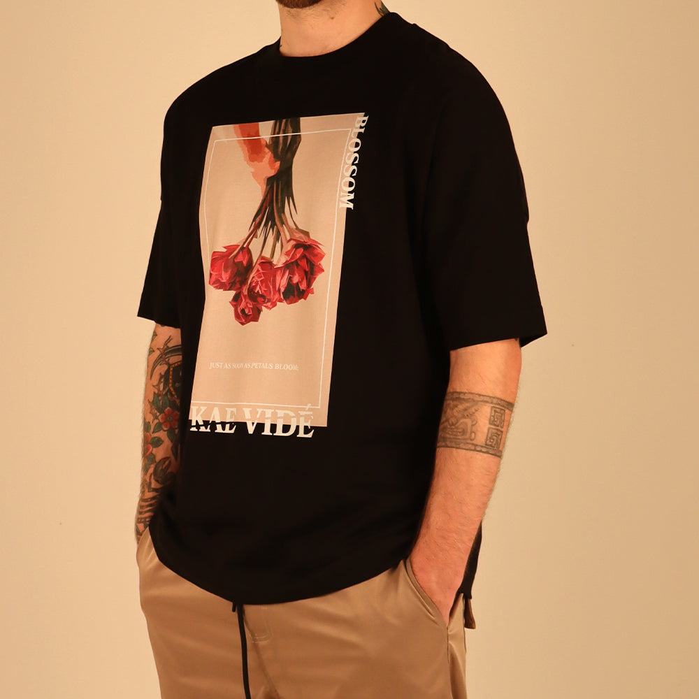 Blossom Black T-Shirt