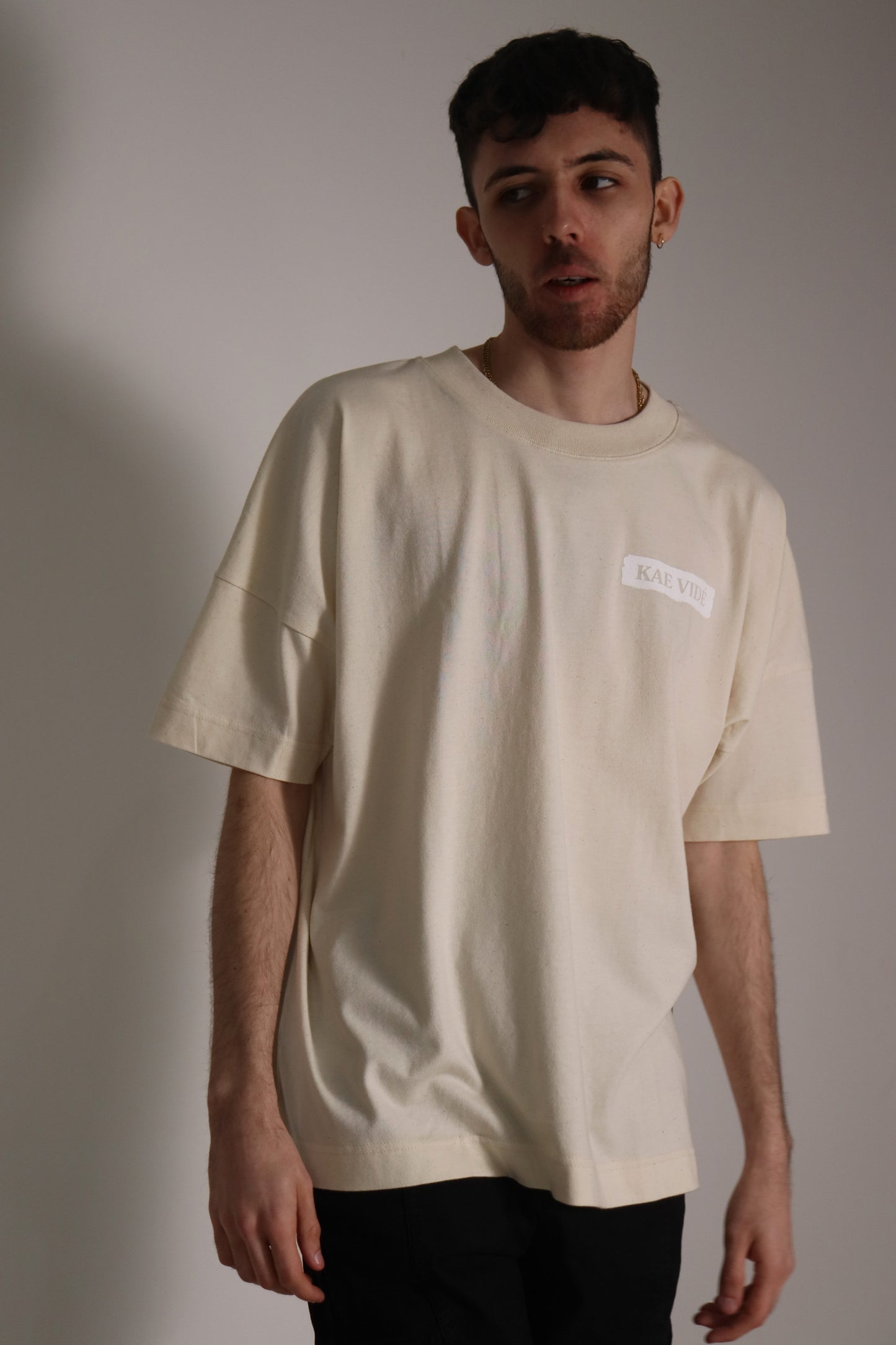 Strokes Cream T-Shirt