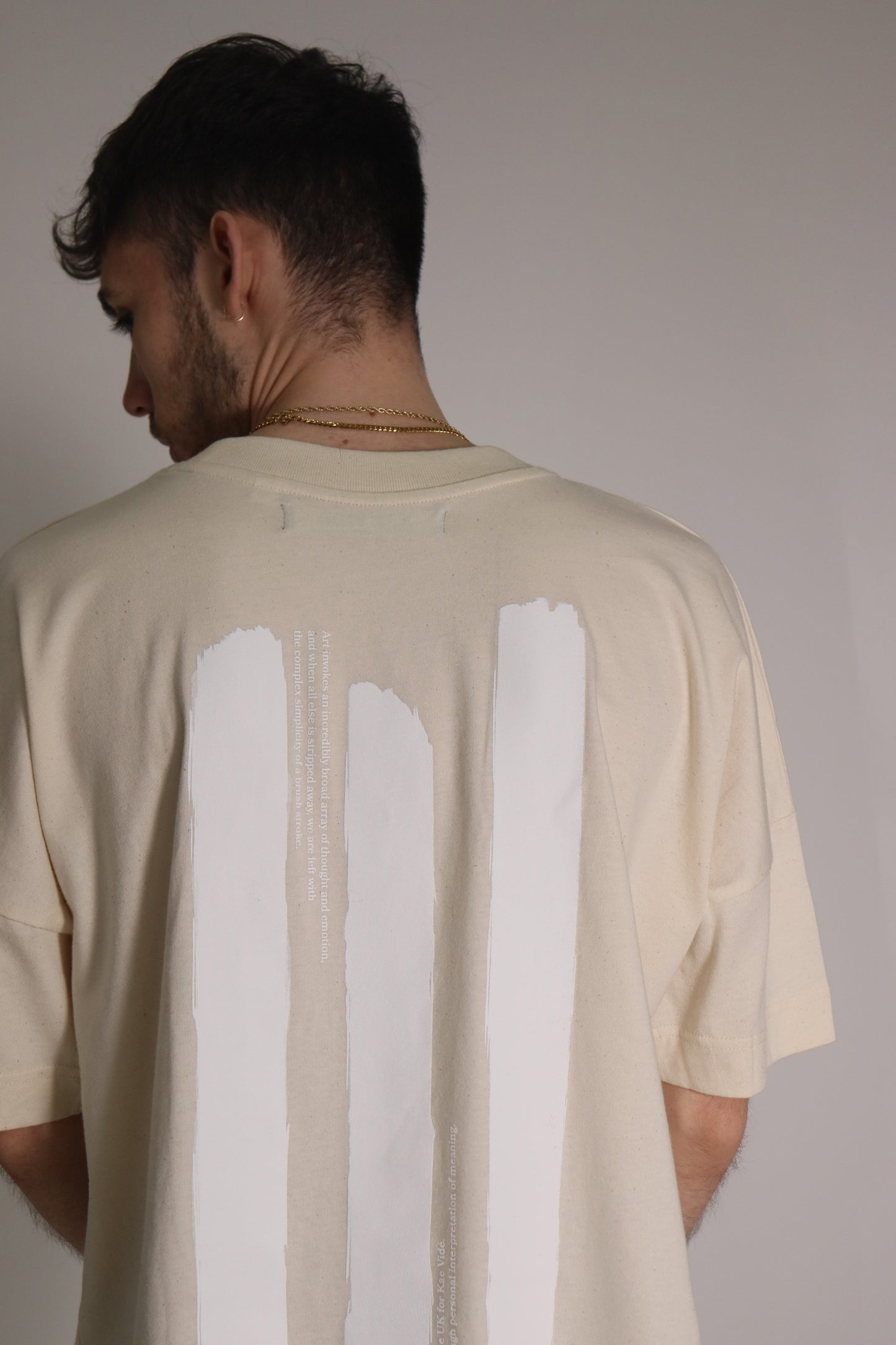 Strokes Cream T-Shirt